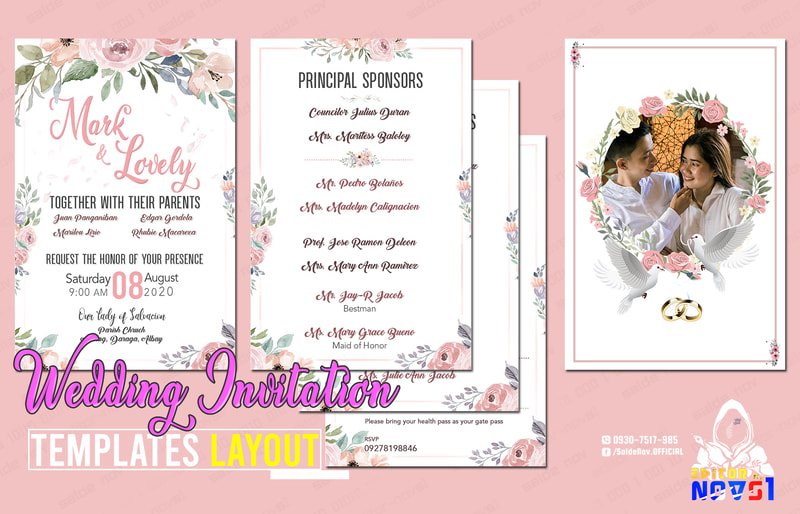 Wedding Invitation Layout Templates
